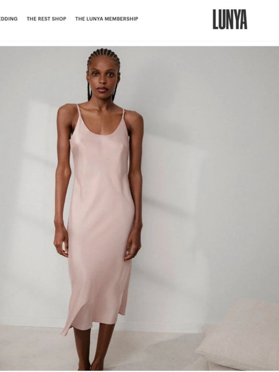 lunya Other - Lunya washable silk bias slip dress, NWOT, S